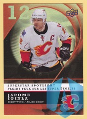 2008-09 McDonald's Upper Deck Superstar Spotlight #IS10 Jarome Iginla